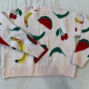 Urban Outfitters fruit sweater